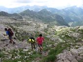 Da Lizzola salita al Passo di Bondione e al Pizzo Tre Confini, con discesa dalla Val Cerviera al Rif. Barbellino il 5 agosto 2009 - FOTOGALLERY